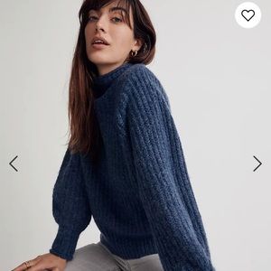 NWT Madewell Loretto Mockneck Pullover Sweater